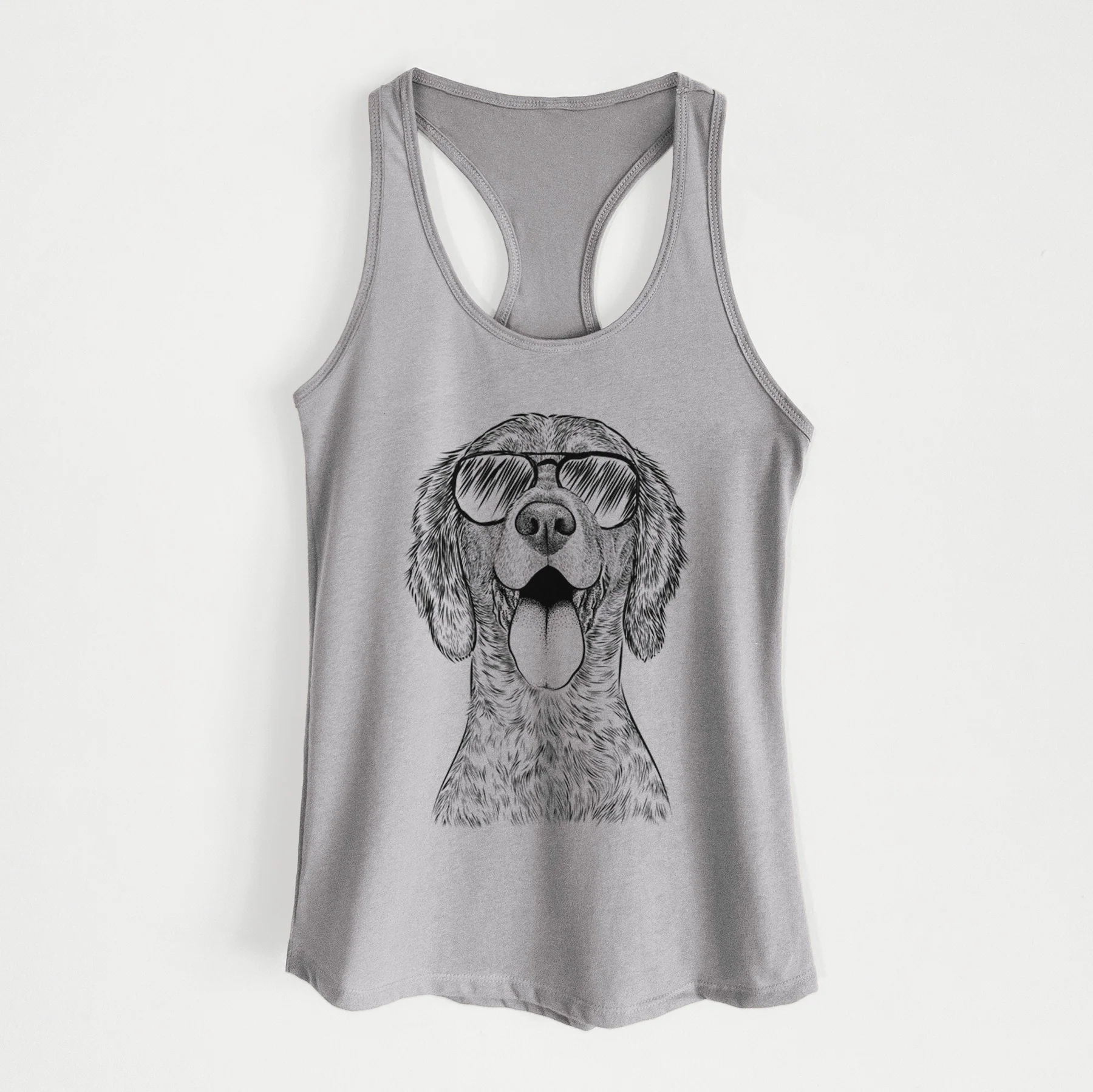 Detailed Dog and Cat Racerback Tanktops